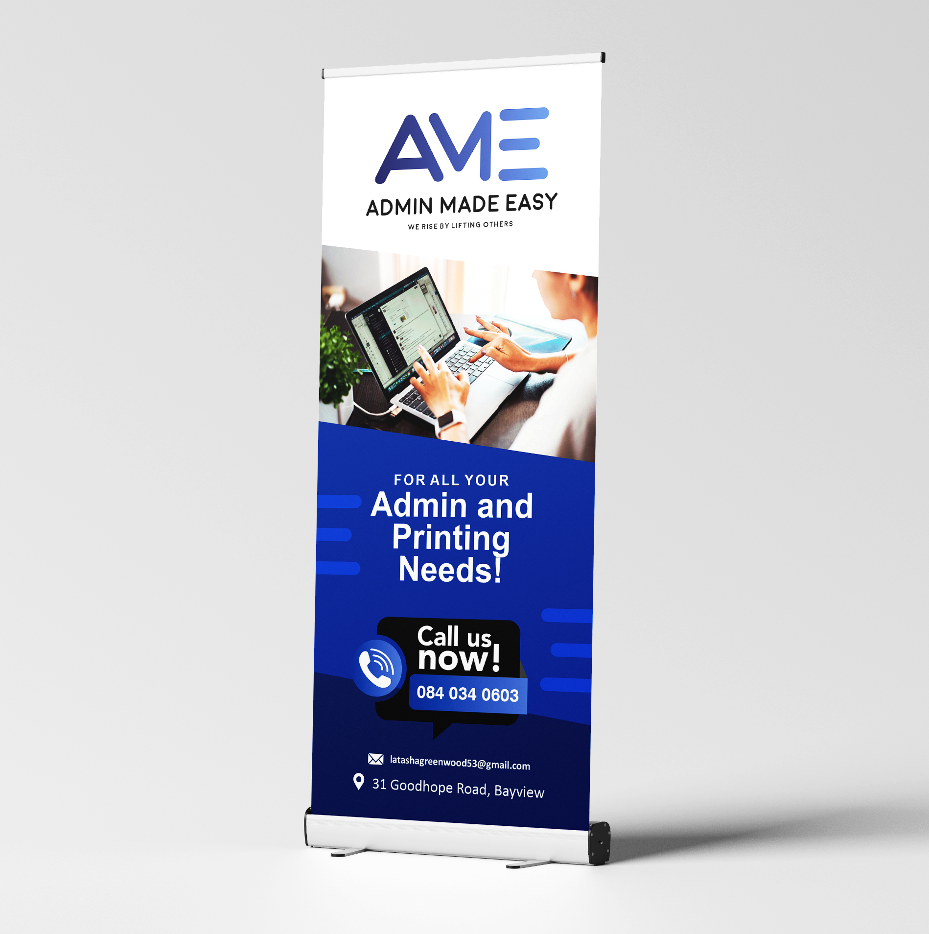Admin-Made-Easy-Banner-Design-Print